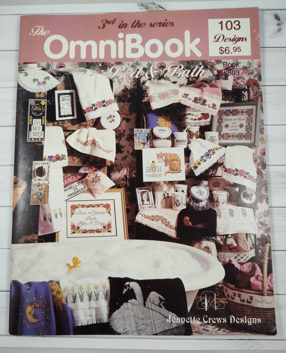 Jeanette Crews Designs Omni Book 103 Designs Lots of Cross Stitch Patterns